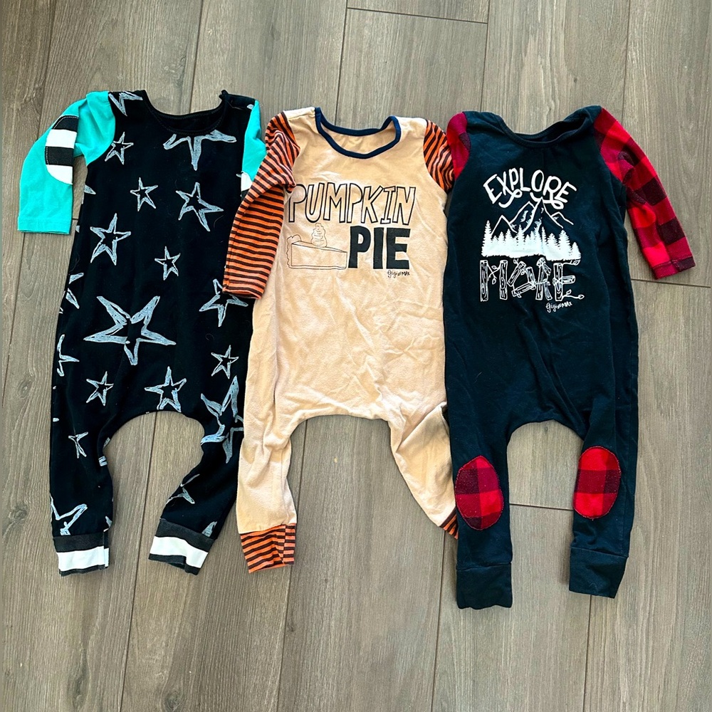 Gigi and Max Rompers
